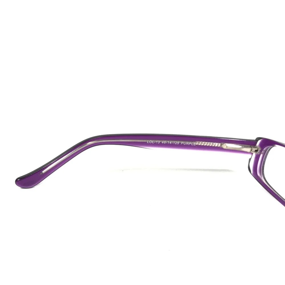 Zack & Zoe LOL-13 PURPLE Eyeglasses Frames Rectangular Full Rim 46-14-125